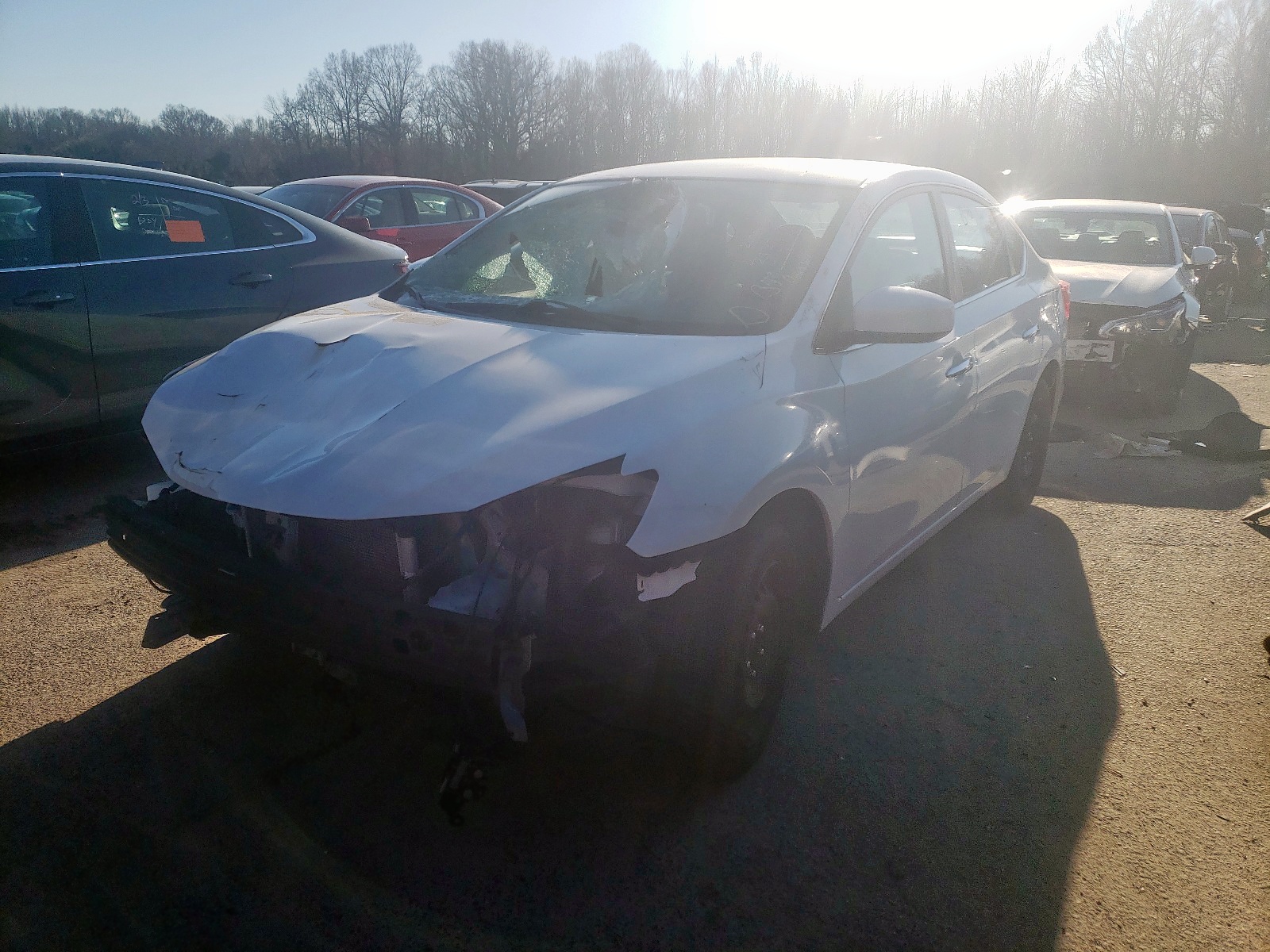 Photo 2 from auction – 2018 NISSAN SENTRA S with VIN 3N1AB7AP2JY245377