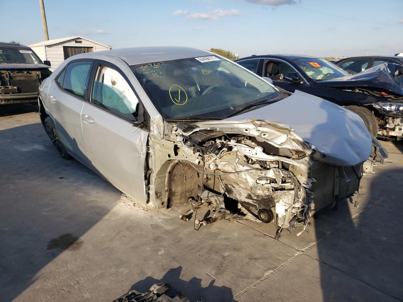TOYOTA COROLLA L 2016 with VIN 5YFBURHE8GP511442 - Photo from auction