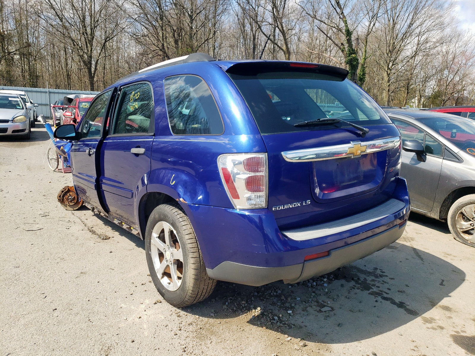 Photo 3 from auction – 2007 CHEVROLET EQUINOX LS with VIN 2CNDL23F376063076
