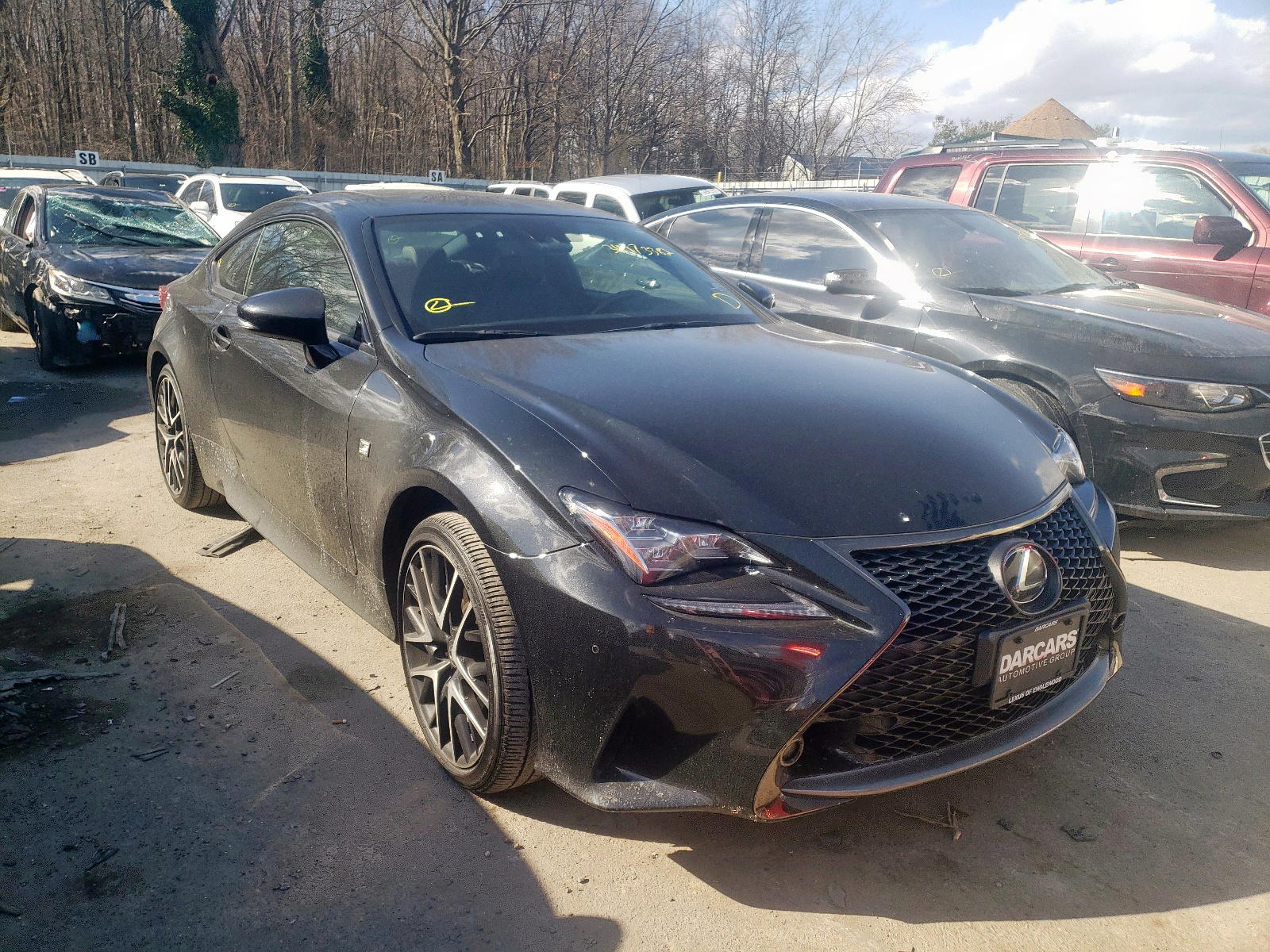 LEXUS RC 300 2018 with VIN JTHS85BCXJ5004288 - Photo from auction