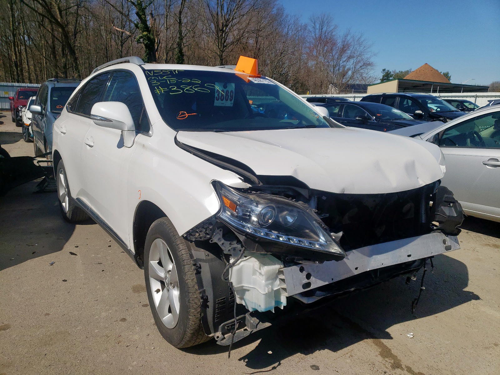 LEXUS RX 350 BAS 2015 with VIN 2T2BK1BA9FC324055 - Photo from auction