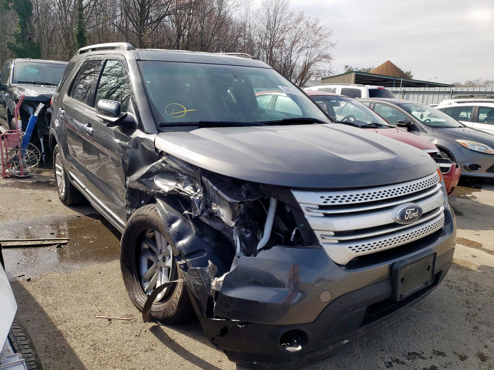 FORD EXPLORER X 2015 with VIN 1FM5K8D80FGB45596 - Photo from auction