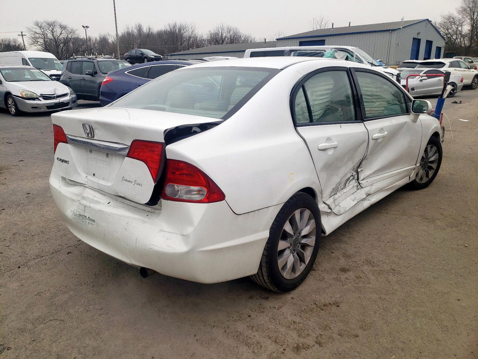 Photo 4 from auction – 2011 HONDA CIVIC EXL with VIN 19XFA1F91BE024367