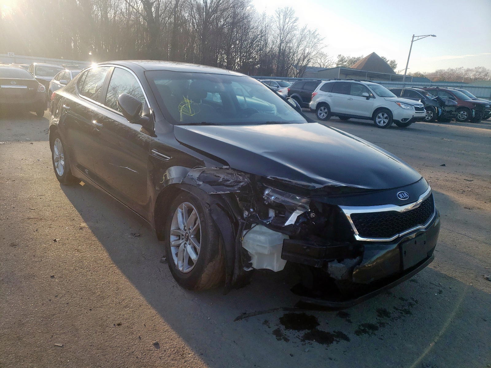 KIA OPTIMA LX 2011 with VIN KNAGM4A75B5129683 - Photo from auction