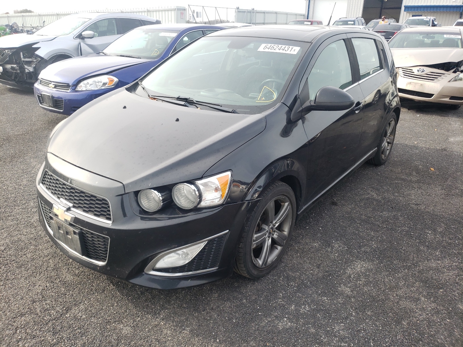 Photo 2 from auction – 2013 CHEVROLET SONIC RS with VIN 1G1JH6SB7D4225229
