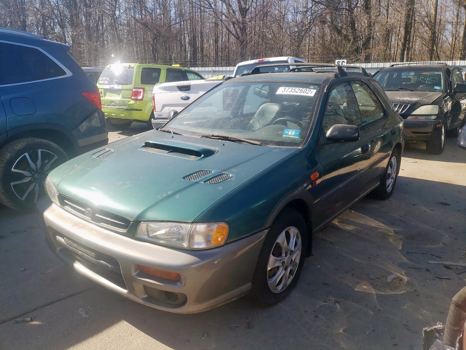 Photo 2 from auction – 1999 SUBARU IMPREZA OU with VIN JF1GF4856XH809315