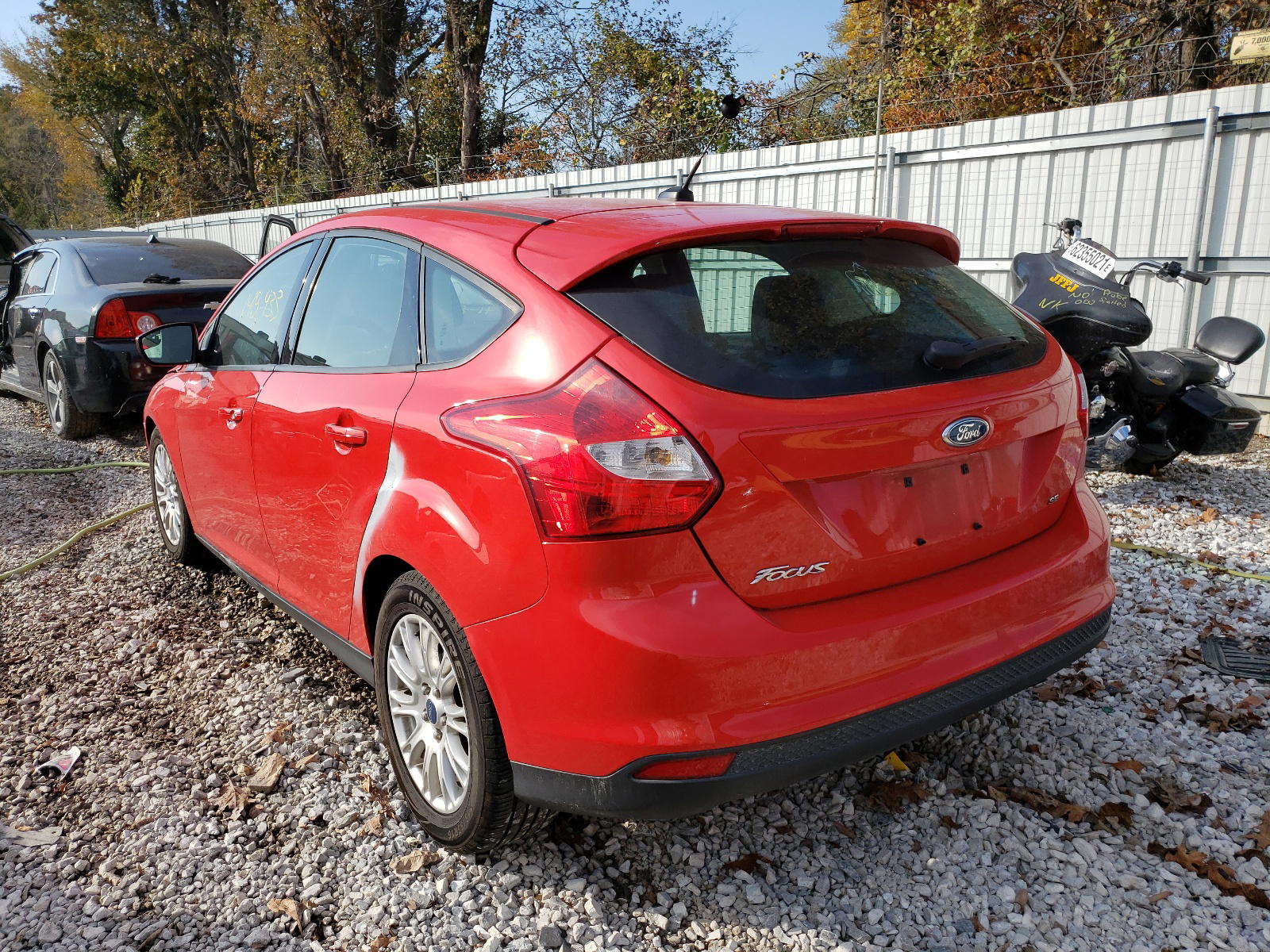 Photo 3 from auction – 2012 FORD FOCUS SE with VIN 1FAHP3K2XCL107290