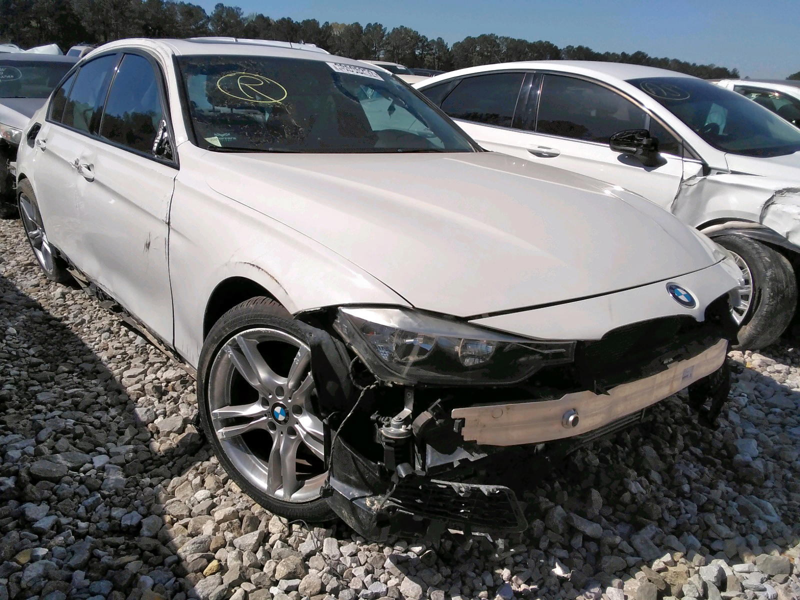 BMW 328 I 2014 with VIN WBA3A5C50EP603573 - Photo from auction