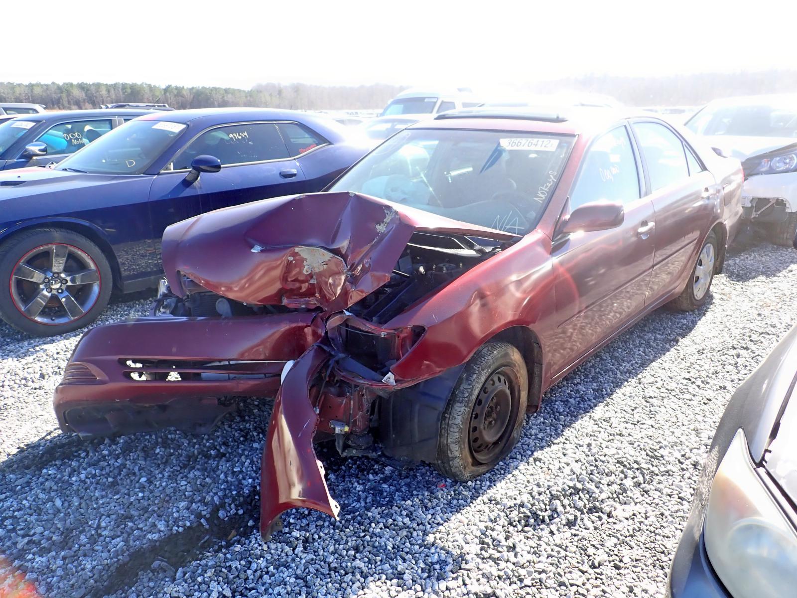 Photo 2 from auction – 2004 TOYOTA CAMRY LE with VIN 4T1BE32K14U280385