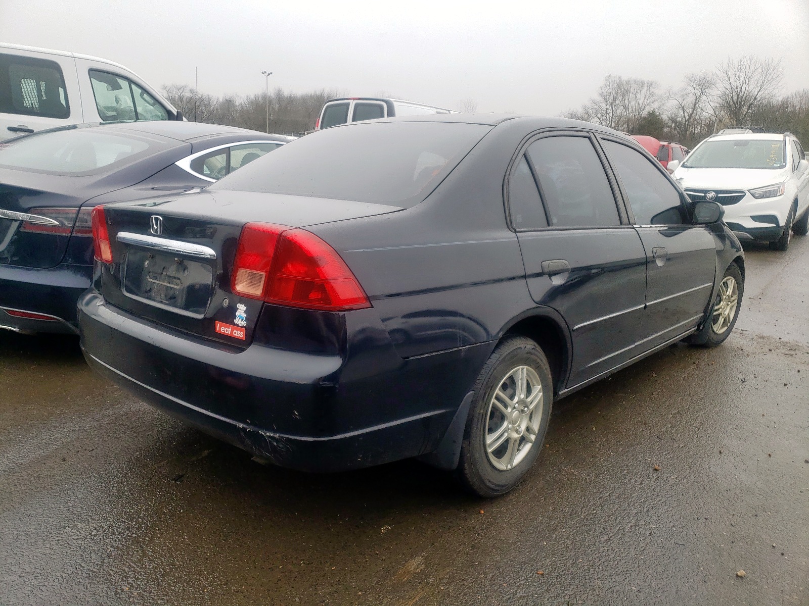 Photo 4 from auction – 2001 HONDA CIVIC LX with VIN 2HGES16561H601811