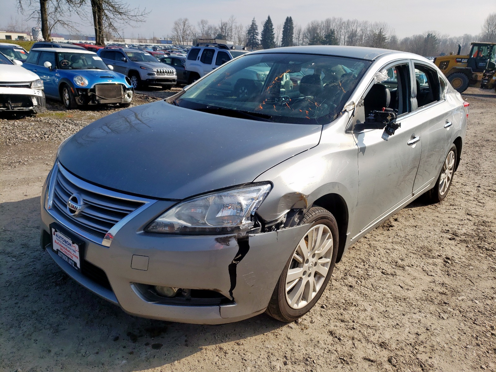 Photo 2 from auction – 2014 NISSAN SENTRA S with VIN 3N1AB7AP0EY237753