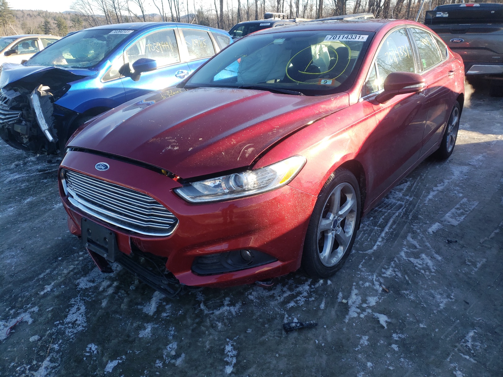 Photo 2 from auction – 2015 FORD FUSION SE with VIN 3FA6P0T95FR201990