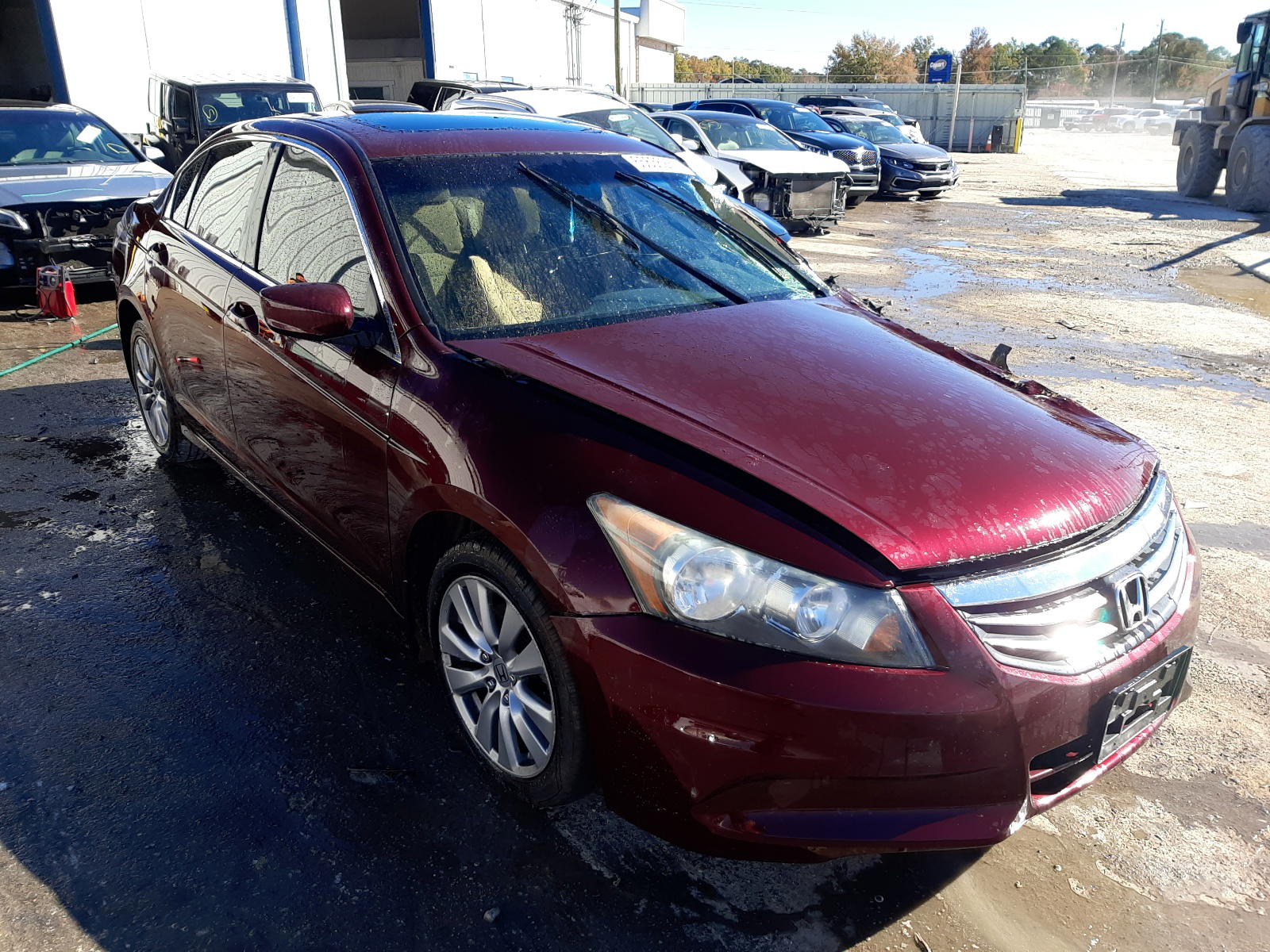 HONDA ACCORD EX 2012 with VIN 1HGCP2F76CA063225 - Photo from auction