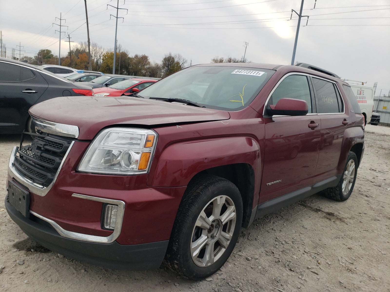 Photo 2 from auction – 2017 GMC TERRAIN SL with VIN 2GKALNEK6H6242155