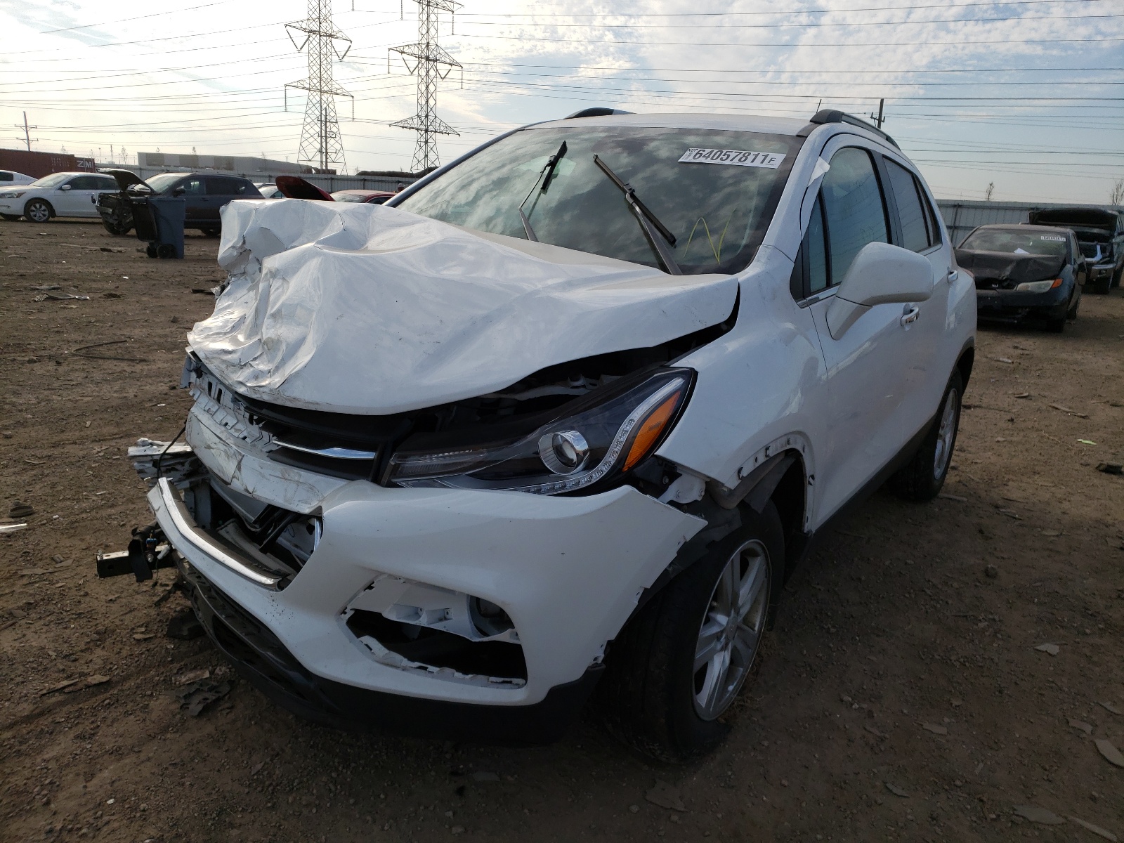 Photo 2 from auction – 2018 CHEVROLET TRAX 1LT with VIN 3GNCJLSB6JL328156