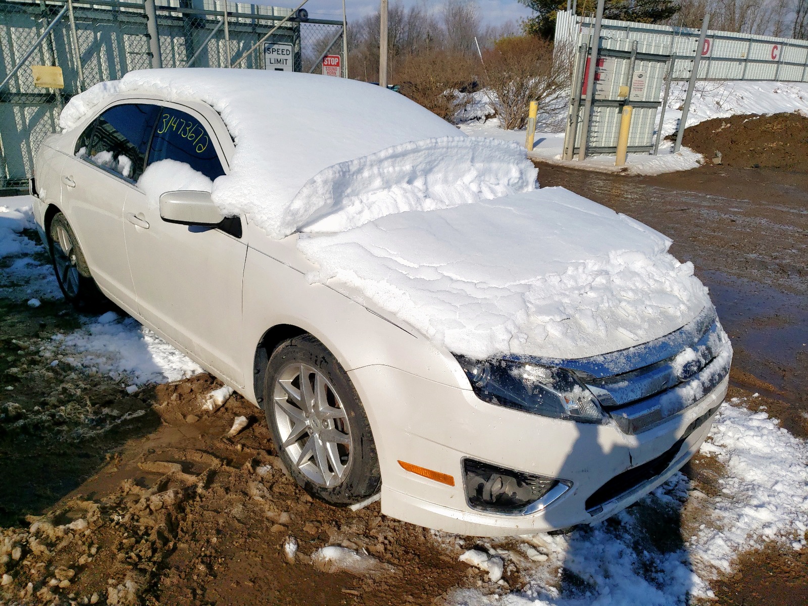 FORD FUSION SEL 2012 with VIN 3FAHP0JA2CR162485 - Photo from auction