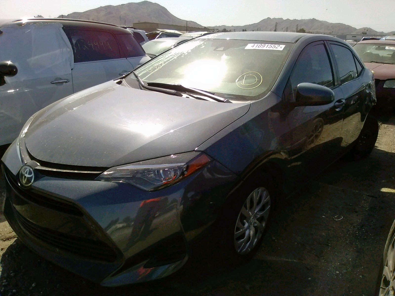 Photo 2 from auction – 2018 TOYOTA COROLLA L with VIN 2T1BURHE1JC026082