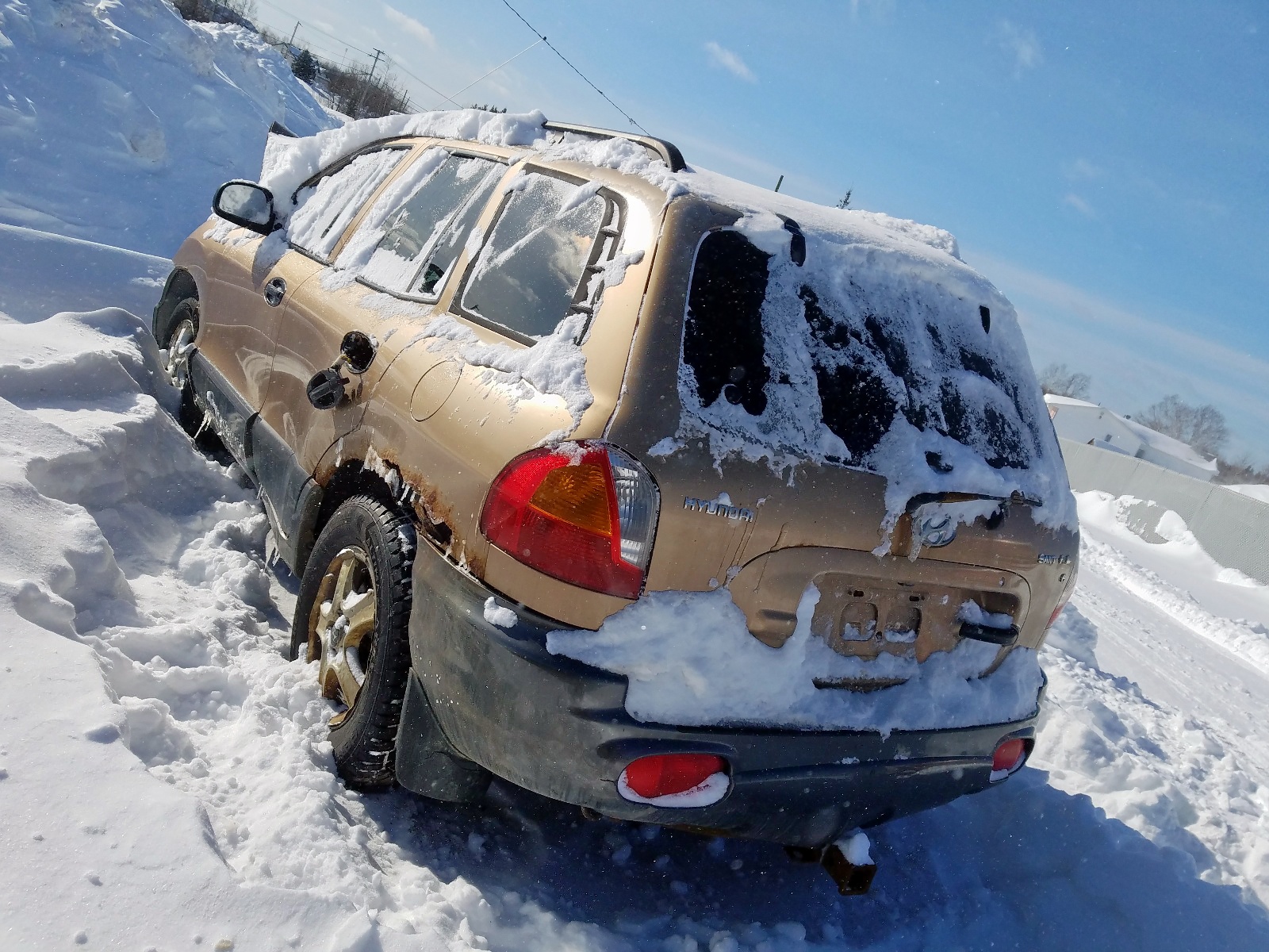 Photo 3 from auction – 2003 HYUNDAI SANTA FE with VIN KM8SB73D03U369072