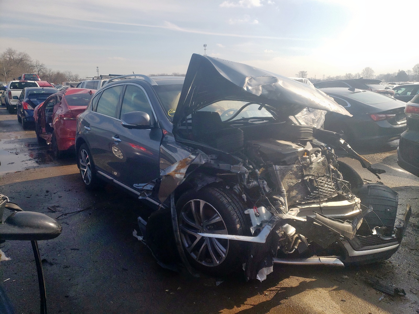 INFINITI QX50 2017 with VIN JN1BJ0RR6HM413541 - Photo from auction