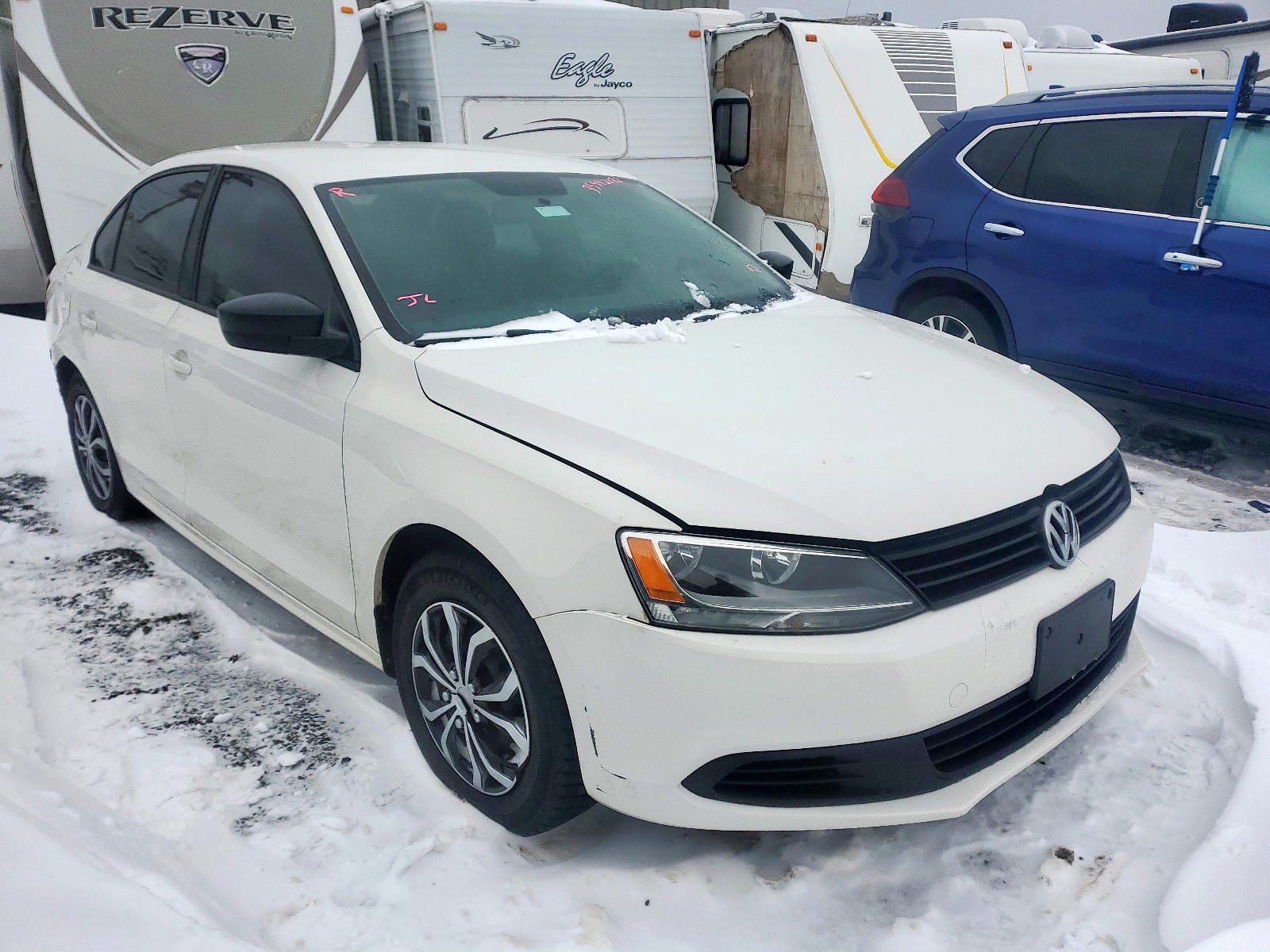 VOLKSWAGEN JETTA BASE 2013 with VIN 3VW2K7AJ3DM277342 - Photo from auction