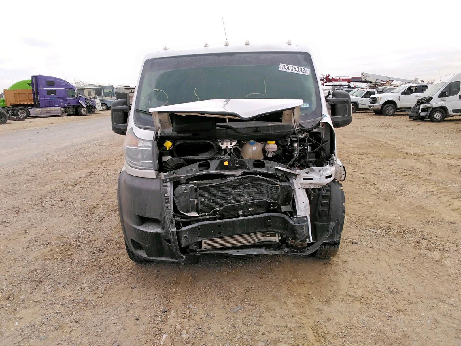 Photo 9 from auction – 2020 RAM PROMASTER with VIN 3C6URVWG6LE108926