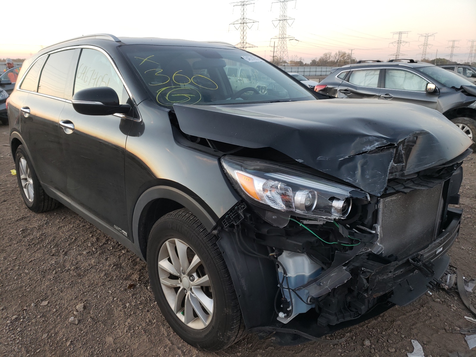 KIA SORENTO LX 2017 with VIN 5XYPGDA54HG213311 - Photo from auction