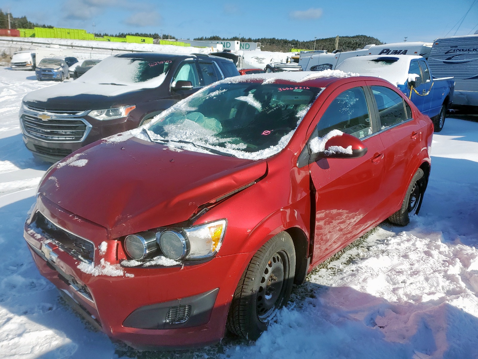 Photo 2 from auction – 2016 CHEVROLET SONIC LT with VIN 1G1JC5SHXG4144730