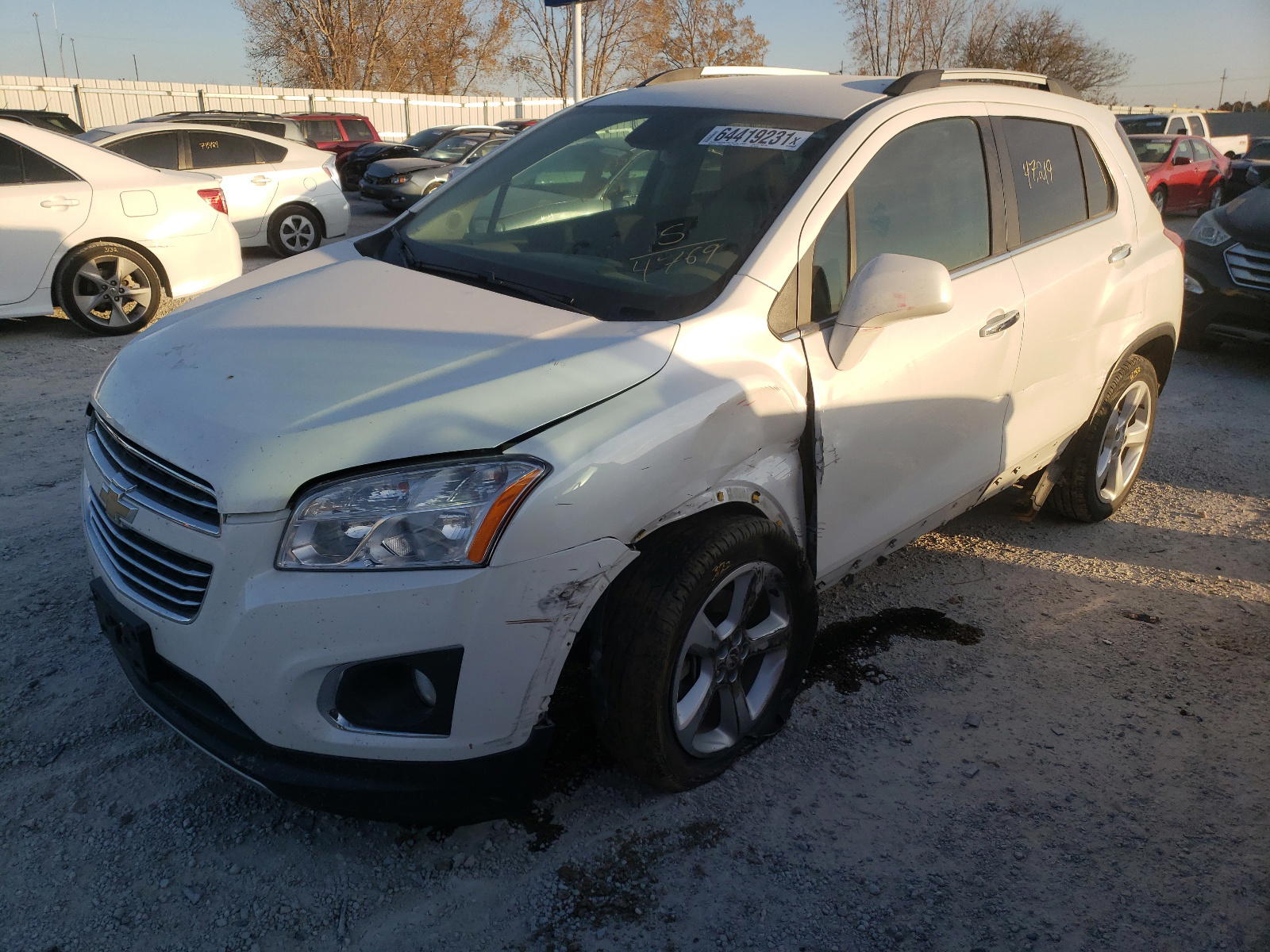 Photo 2 from auction – 2015 CHEVROLET TRAX LTZ with VIN KL7CJTSB7FB054769