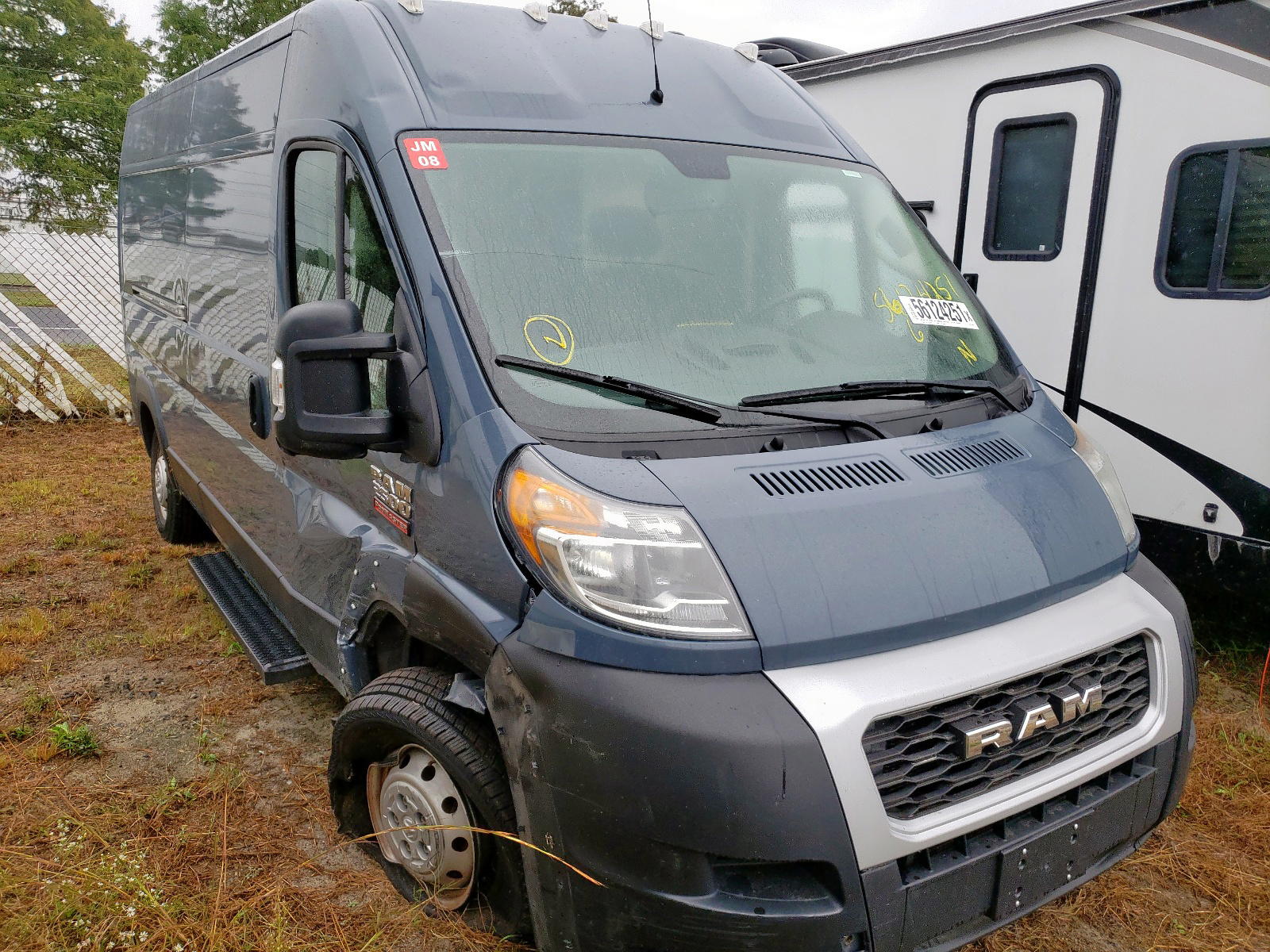 RAM PROMASTER 2019 with VIN 3C6TRVDG4KE520808 - Photo from auction