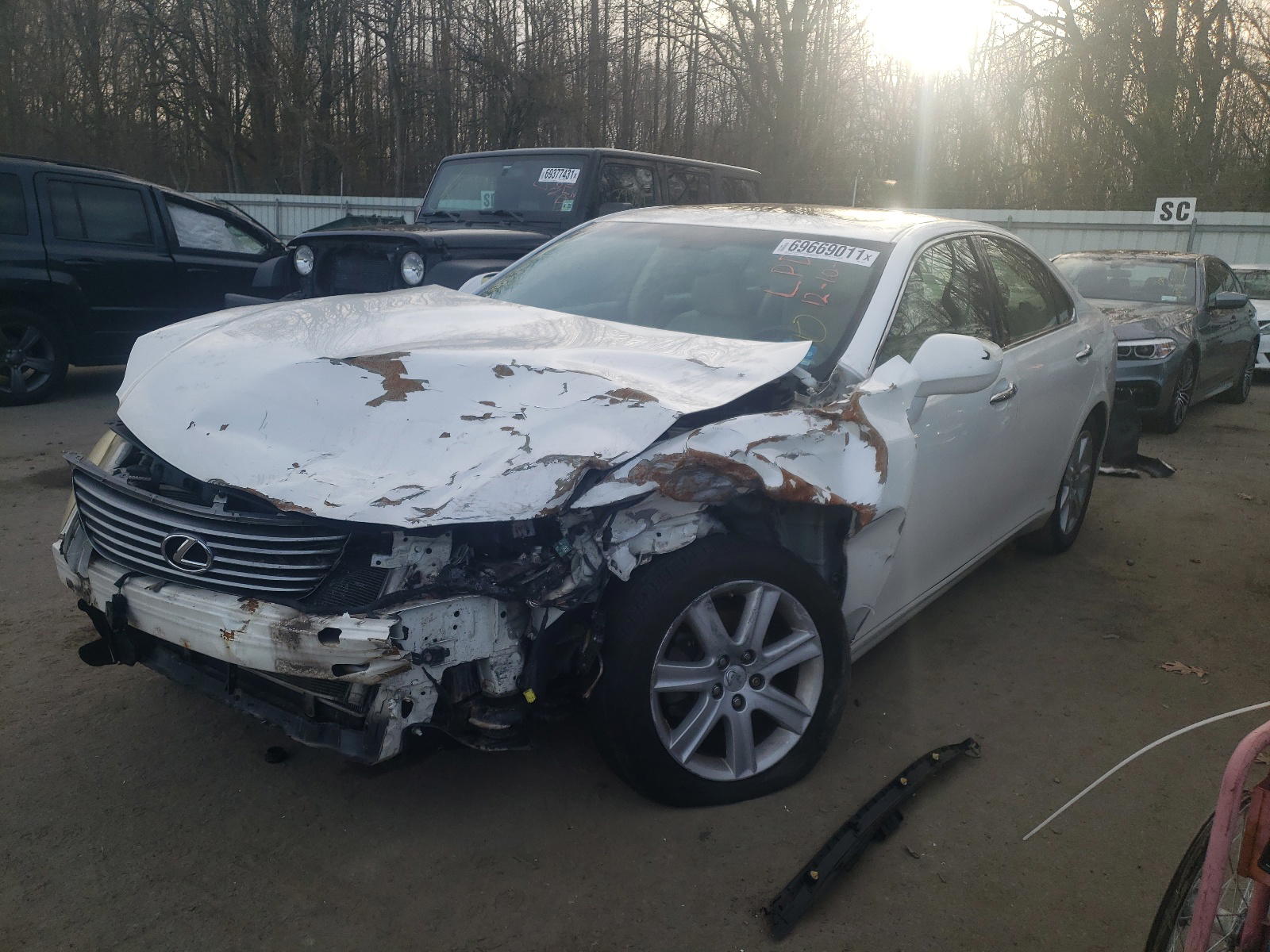 Photo 2 from auction – 2007 LEXUS ES 350 with VIN JTHBJ46G672125213