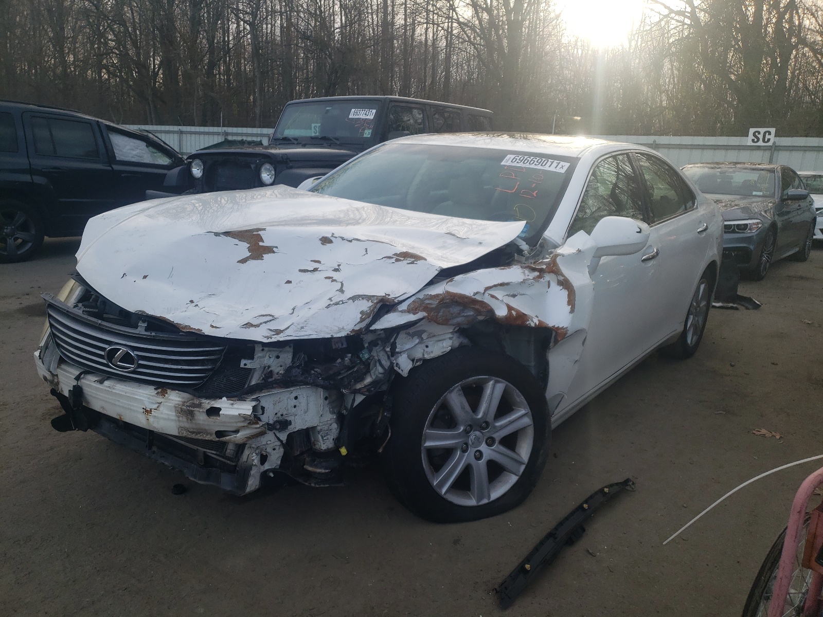 Фото 2 с аукциона – 2007 LEXUS ES 350 с VIN JTHBJ46G672125213