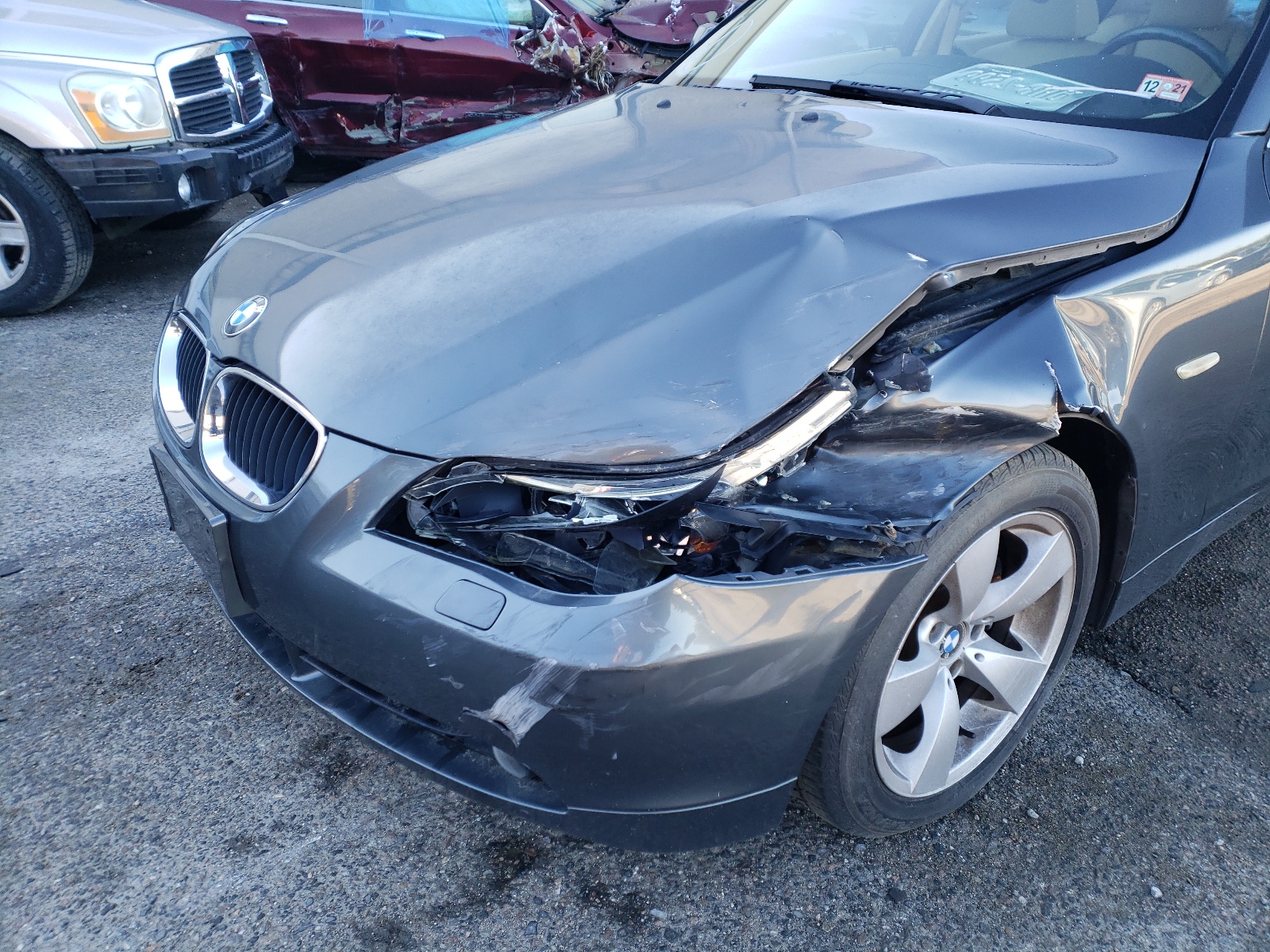 Photo 9 from auction – 2005 BMW 530 I with VIN WBANA73525B048756