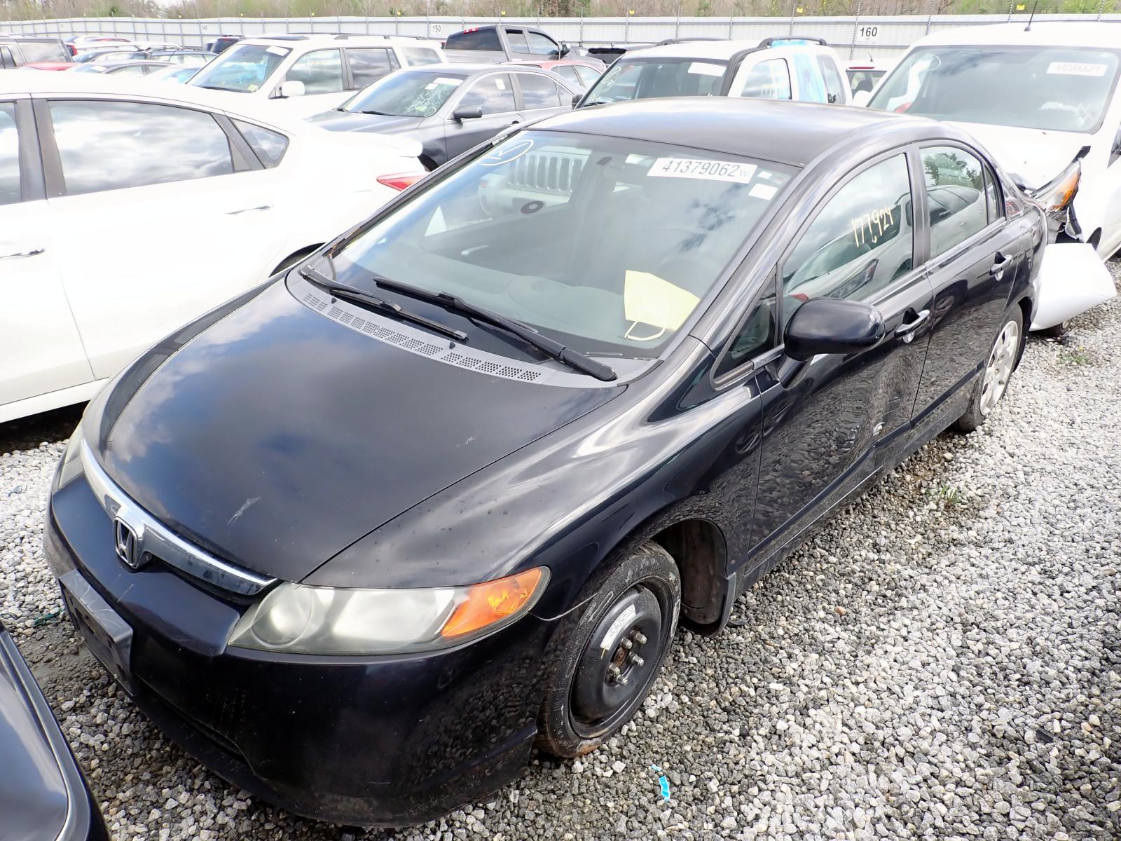 Photo 2 from auction – 2008 HONDA CIVIC LX with VIN 2HGFA16598H326016