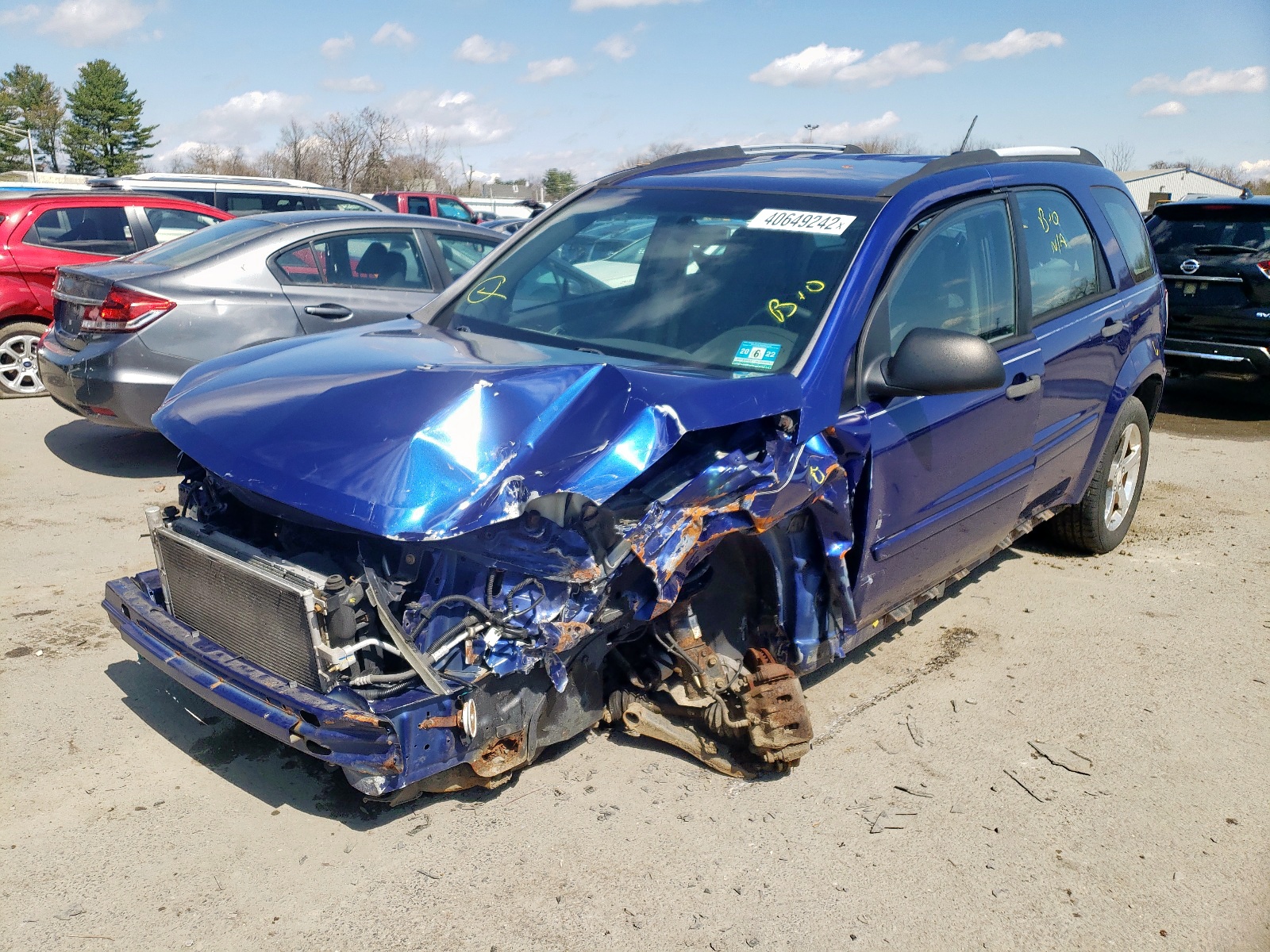 Photo 2 from auction – 2007 CHEVROLET EQUINOX LS with VIN 2CNDL23F376063076