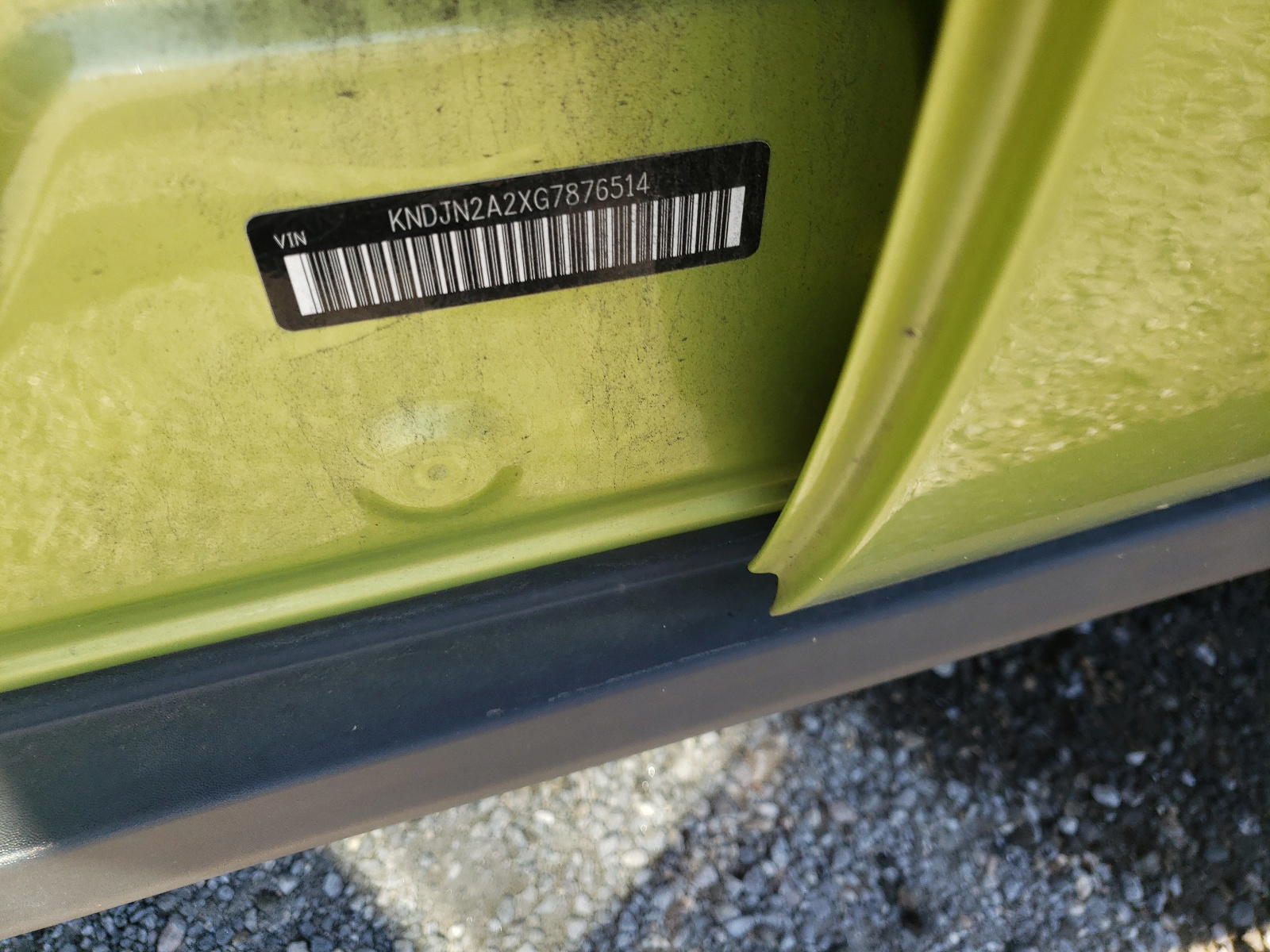 Photo 10 from auction – 2016 KIA SOUL with VIN KNDJN2A2XG7876514
