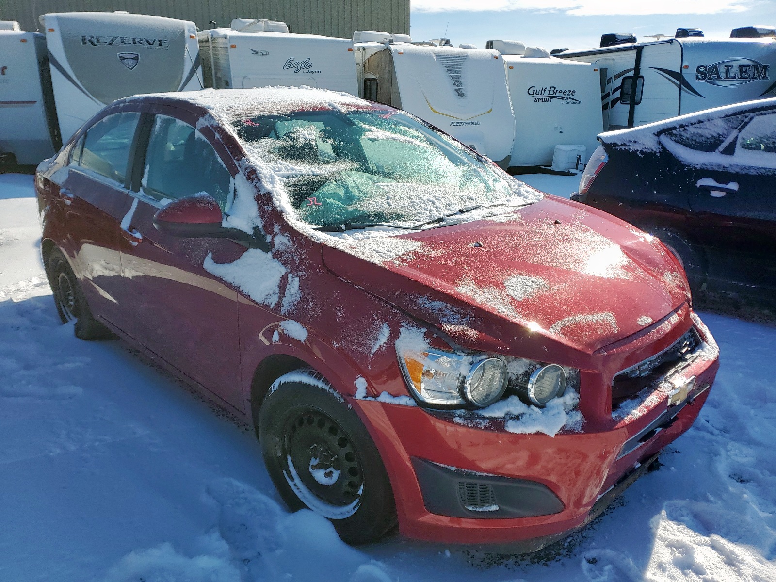 CHEVROLET SONIC LT 2016 with VIN 1G1JC5SHXG4144730 - Photo from auction