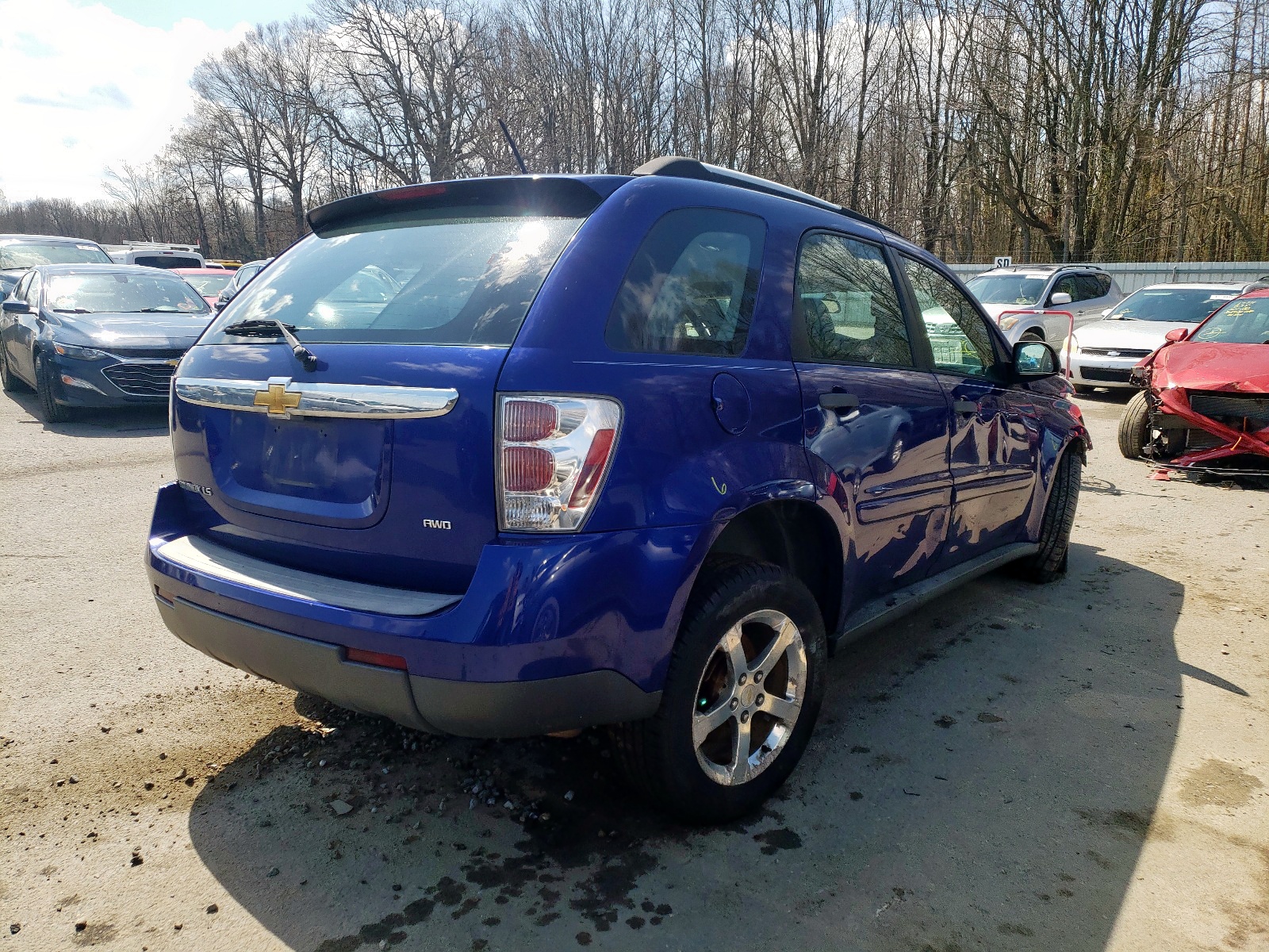Photo 4 from auction – 2007 CHEVROLET EQUINOX LS with VIN 2CNDL23F376063076