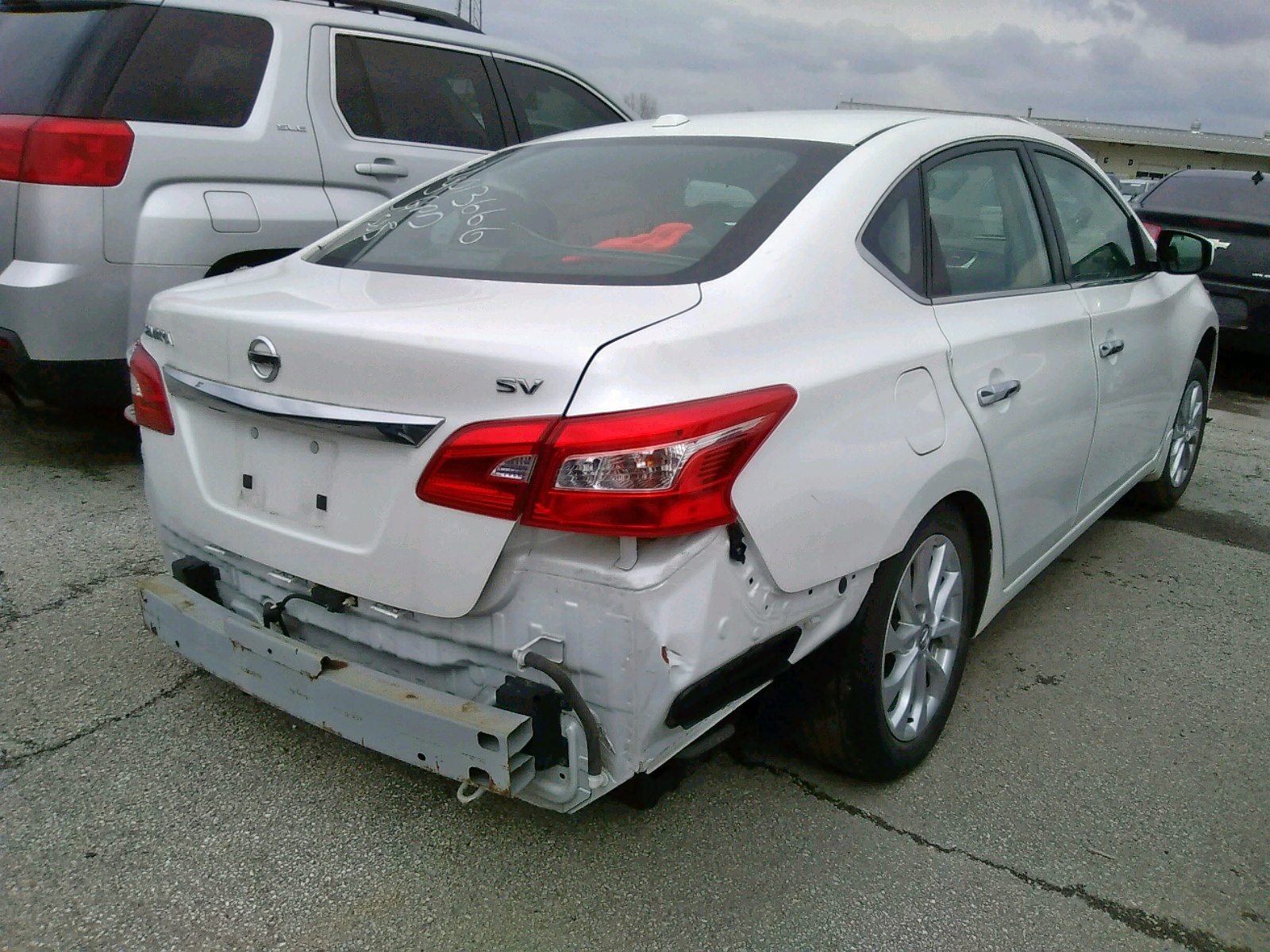 Photo 4 from auction – 2017 NISSAN SENTRA S with VIN 3N1AB7AP3HY308335