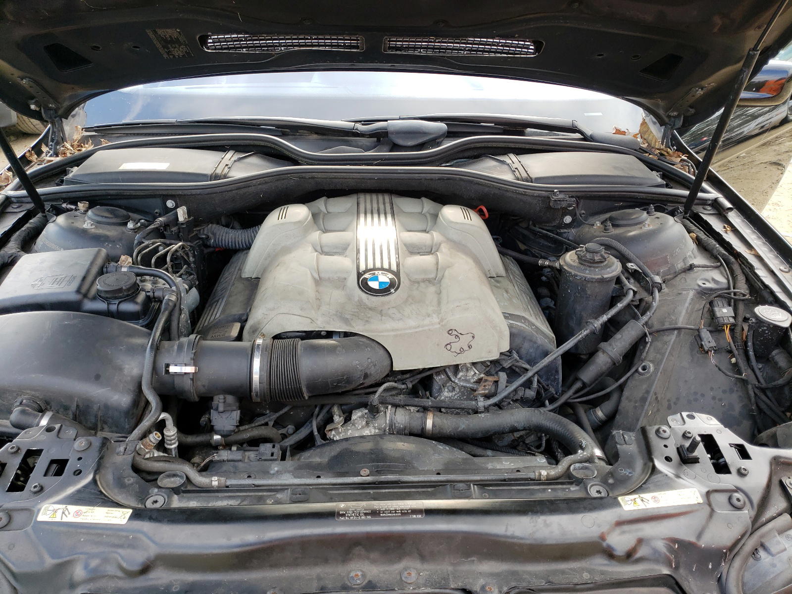 Photo 7 from auction – 2005 BMW 745 LI with VIN WBAGN63565DS56554