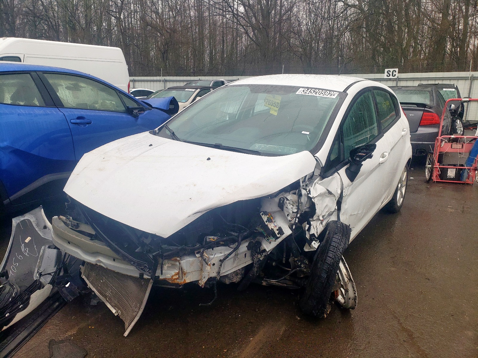 Photo 2 from auction – 2019 FORD FIESTA SE with VIN 3FADP4EJ7KM148559