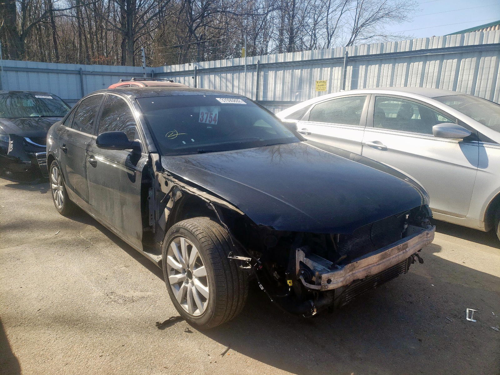 AUDI A4 PREMIUM 2012 with VIN WAUBFAFL4CN009724 - Photo from auction