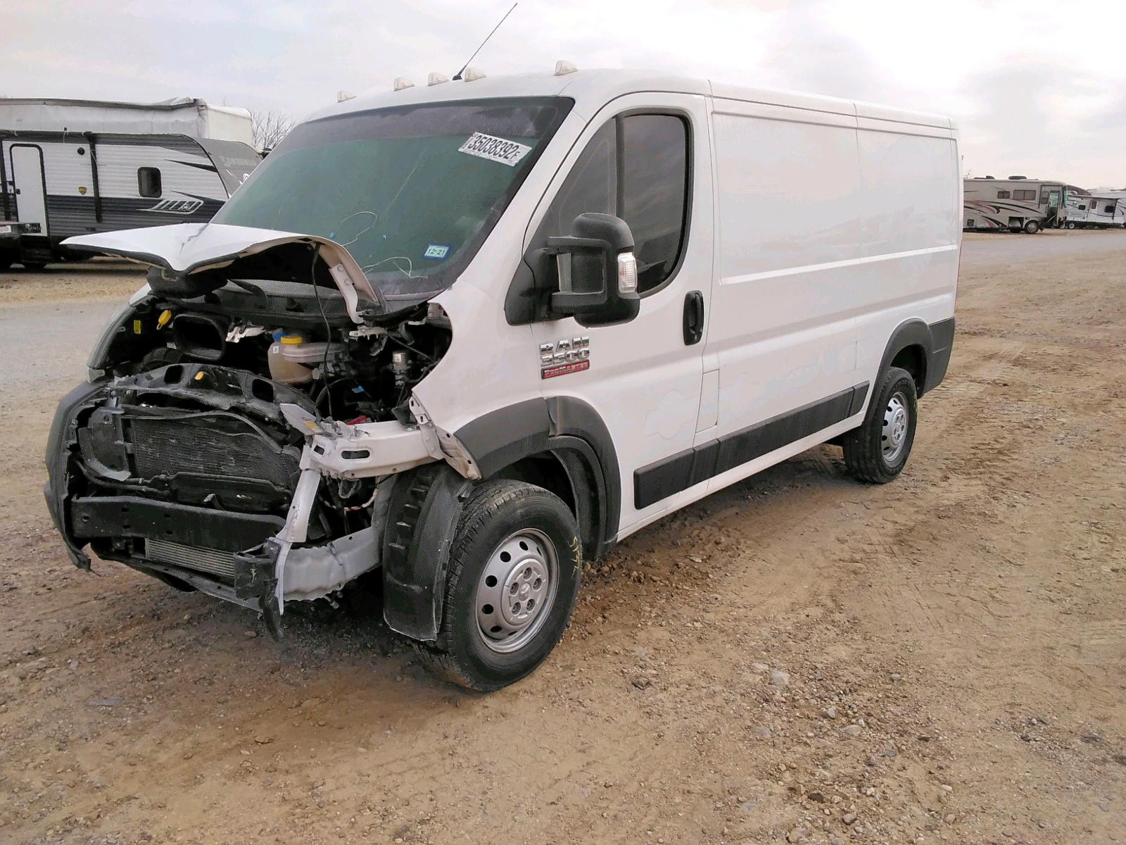 Photo 2 from auction – 2020 RAM PROMASTER with VIN 3C6URVWG6LE108926