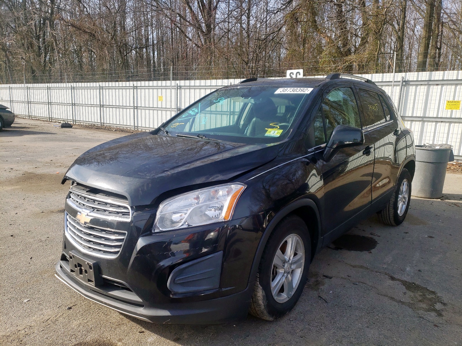 Photo 2 from auction – 2016 CHEVROLET TRAX 1LT with VIN KL7CJLSB1GB584575