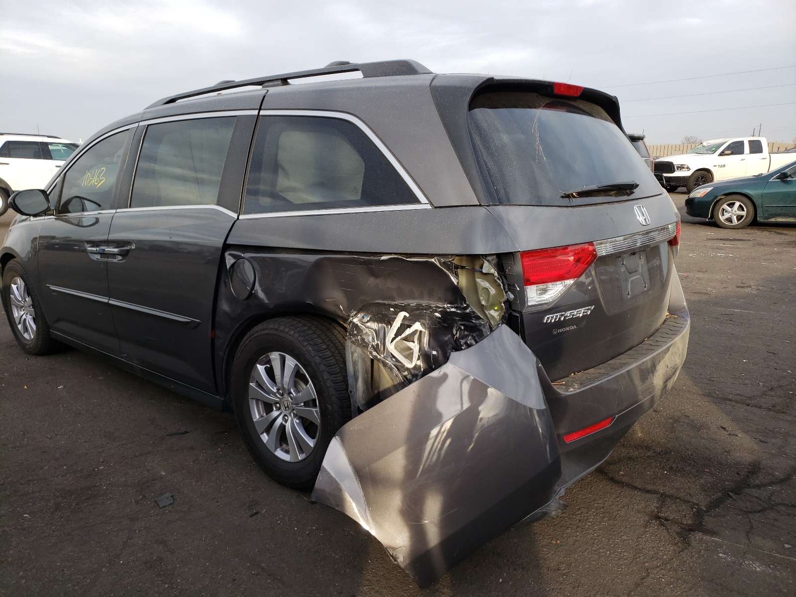 Photo 9 from auction – 2014 HONDA ODYSSEY EX with VIN 5FNRL5H60EB071602