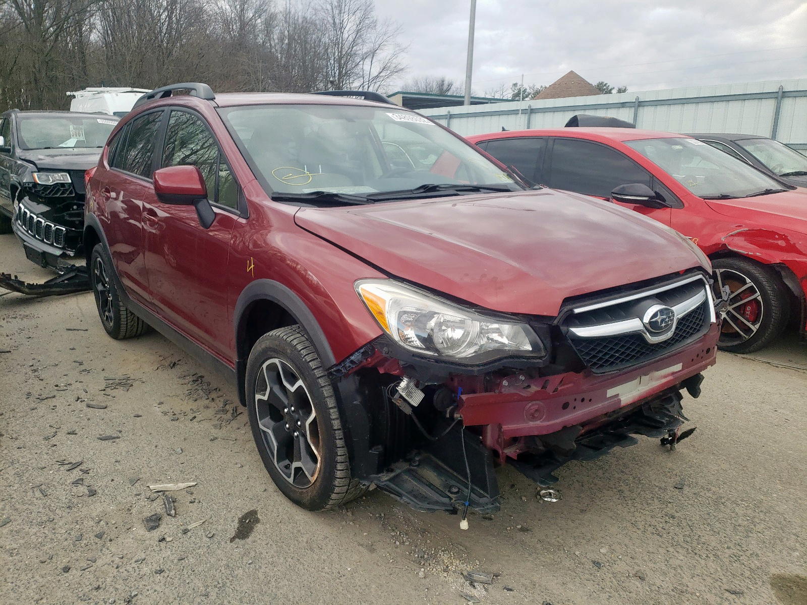 SUBARU XV CROSSTR 2014 with VIN JF2GPACC6E8308757 - Photo from auction