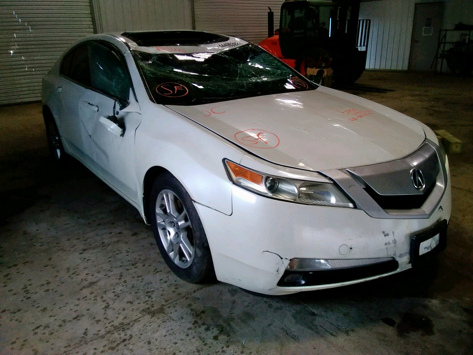 ACURA TL 2010 with VIN 19UUA8F24AA010260 - Photo from auction