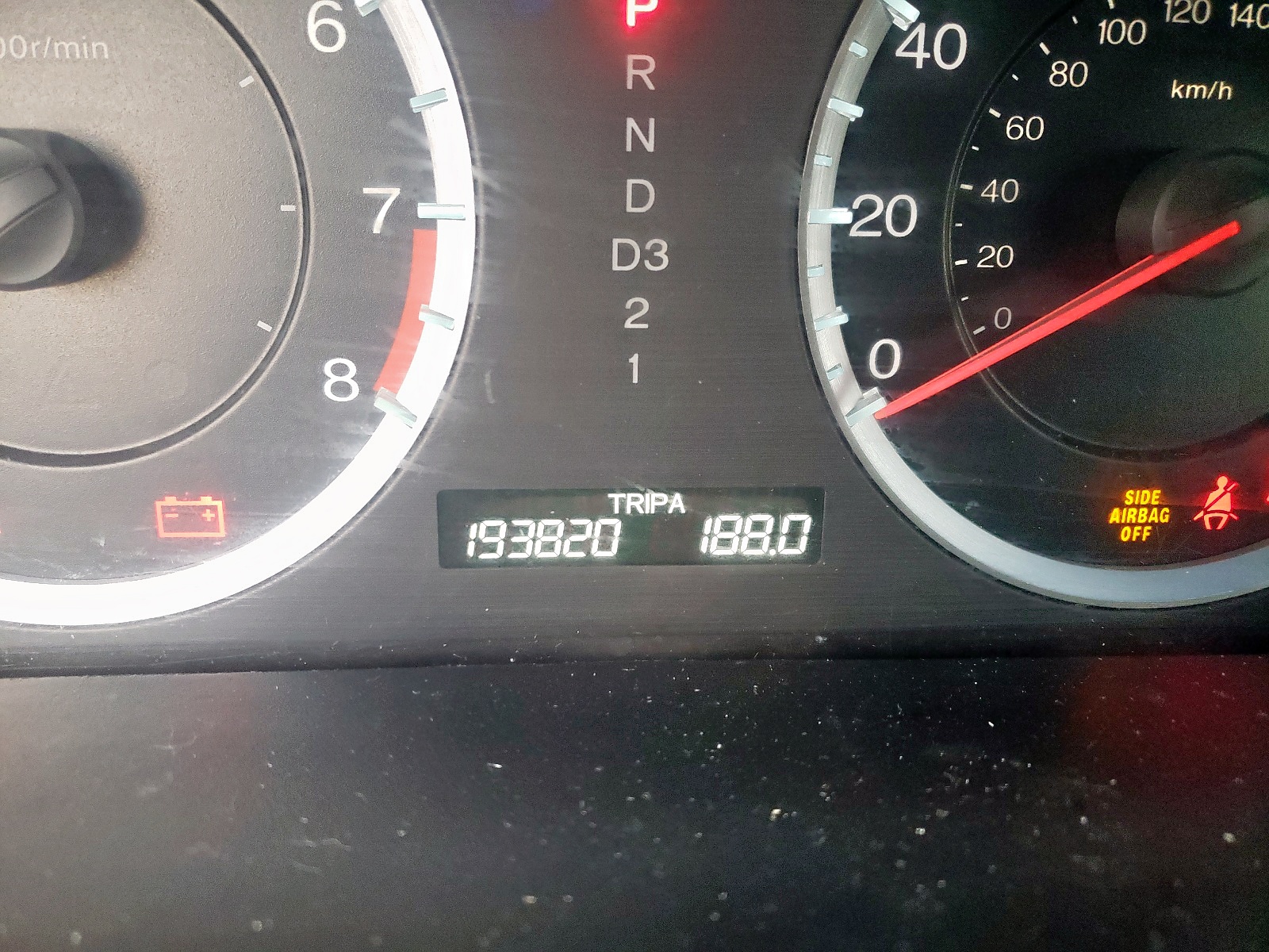 Photo 8 from auction – 2010 HONDA ACCORD EXL with VIN 1HGCP2F87AA132204