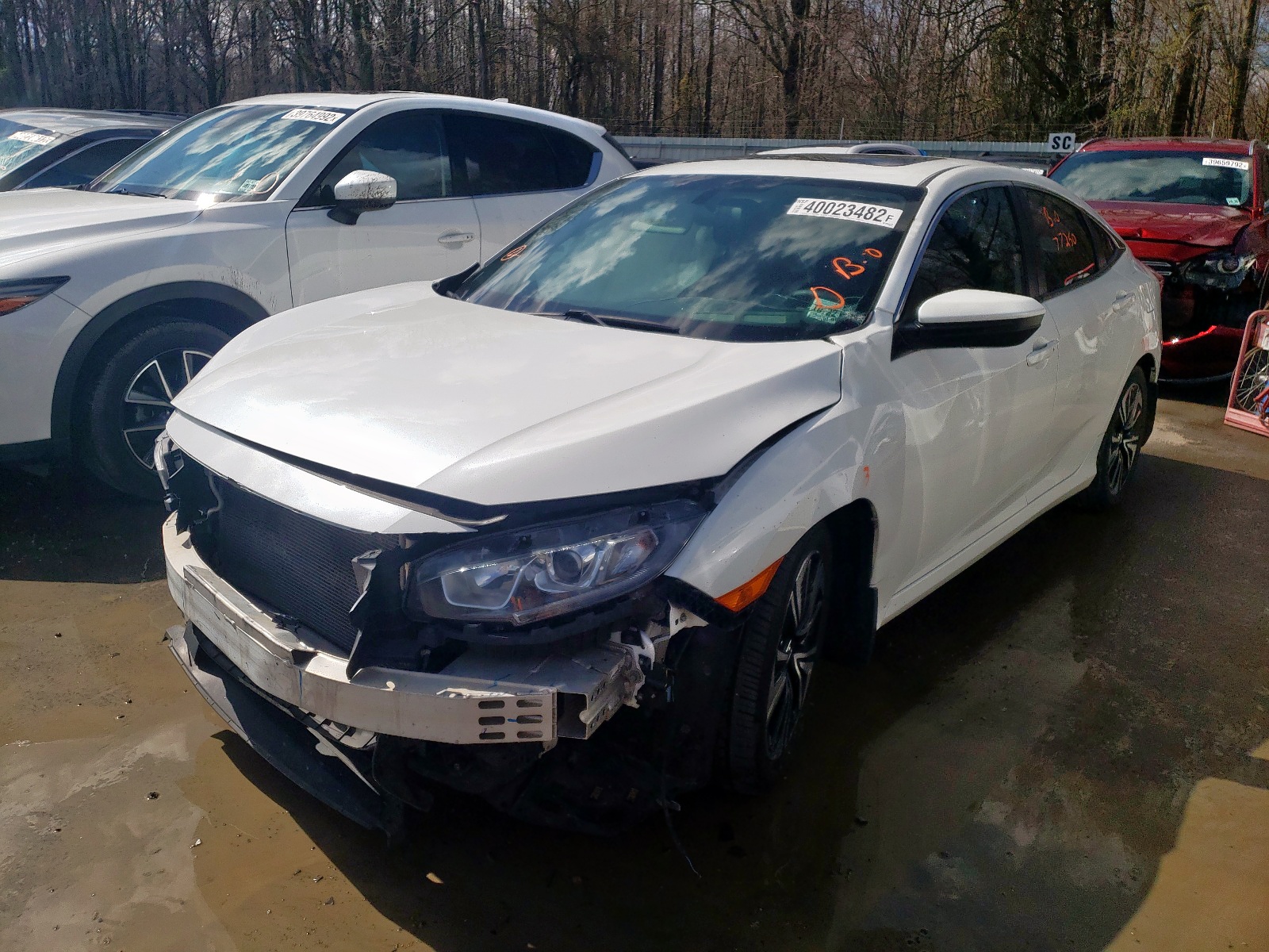 Photo 2 from auction – 2017 HONDA CIVIC EX with VIN 19XFC1F34HE013569