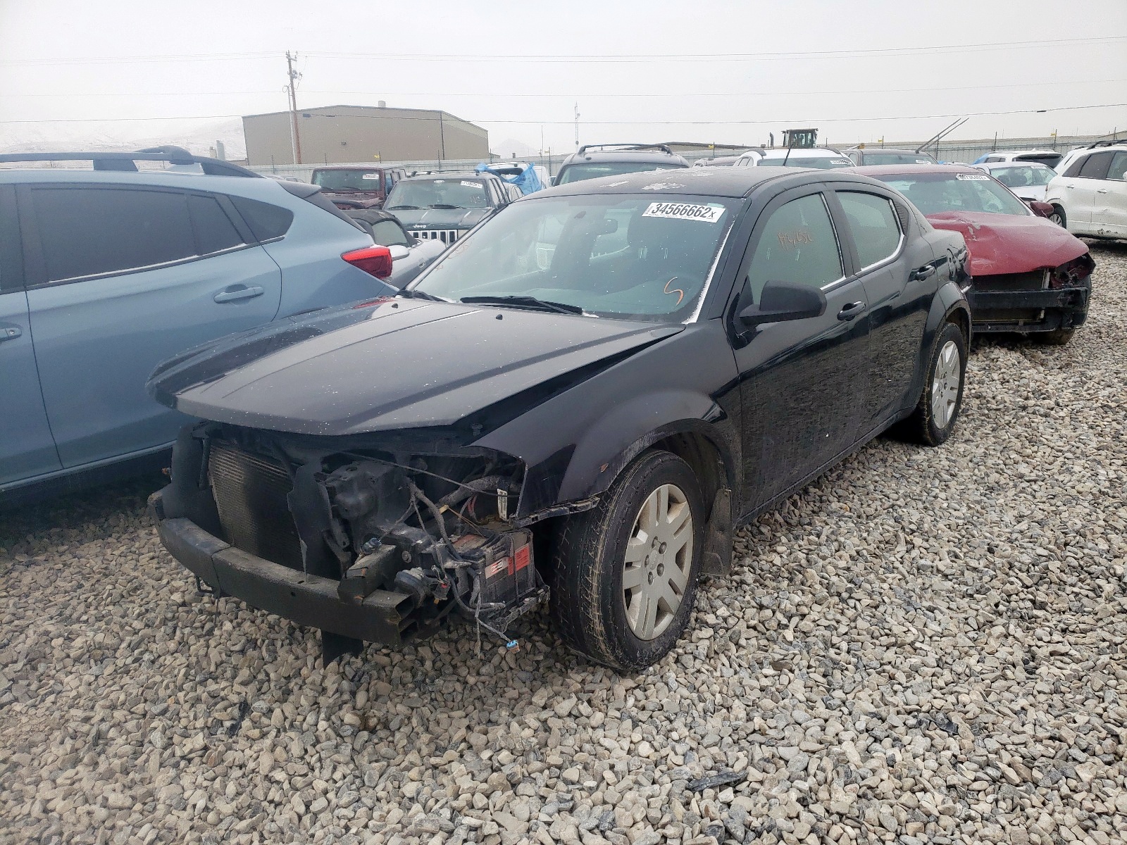 Photo 2 from auction – 2014 DODGE AVENGER SE with VIN 1C3CDZAB6EN161702