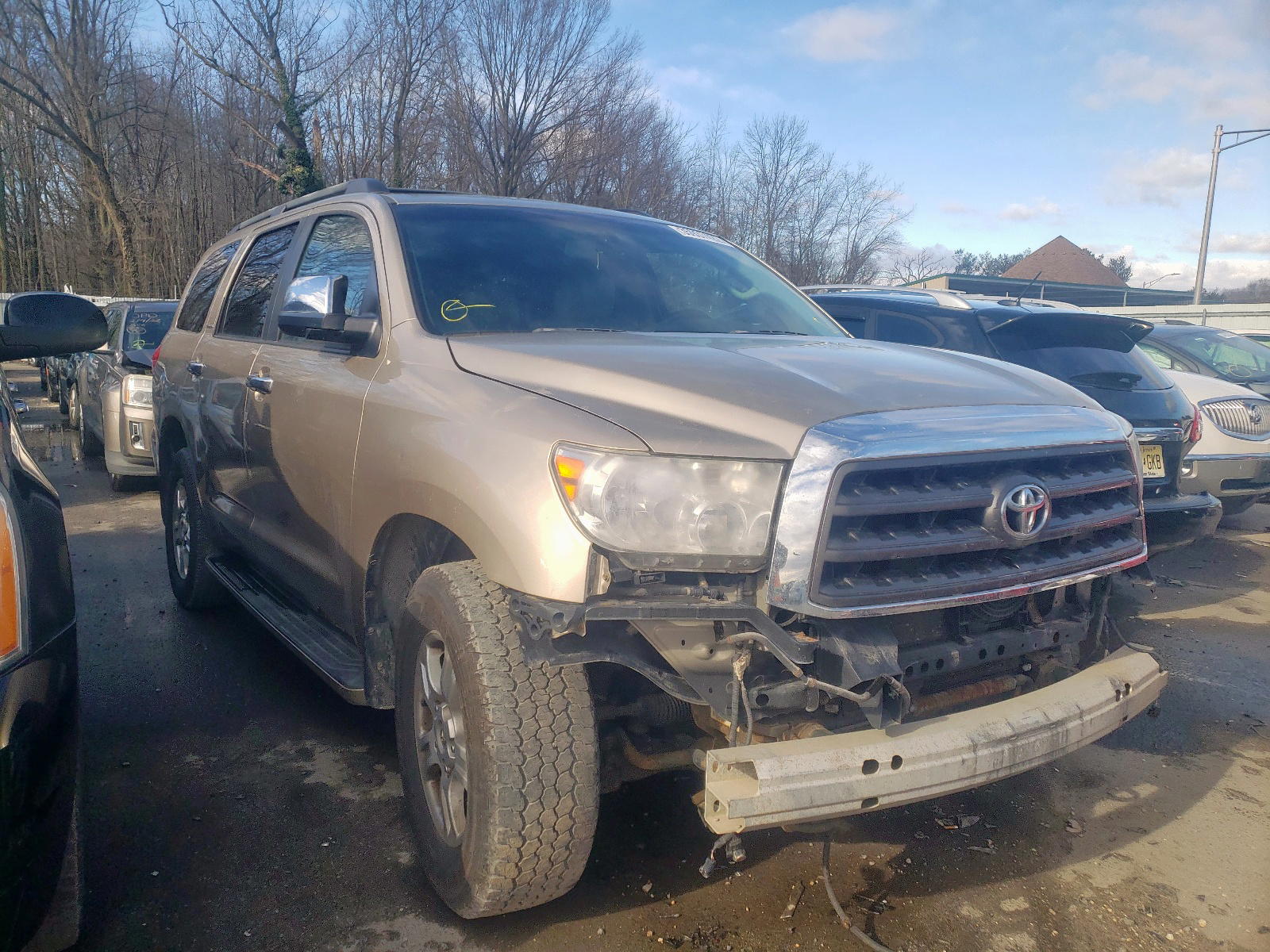 TOYOTA SEQUOIA LI 2008 with VIN 5TDBY68A28S001032 - Photo from auction